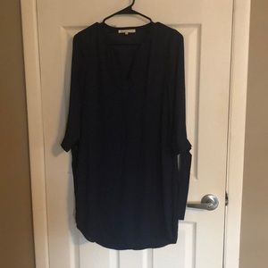 Navy quarter sleeve dress